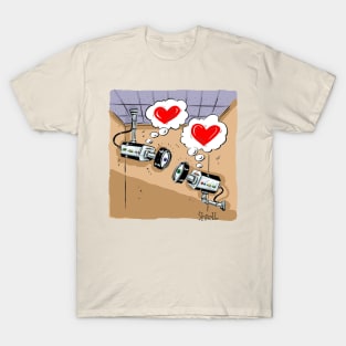 Happy Valentines CCTV cameras. A funny gift for Valentines. T-Shirt